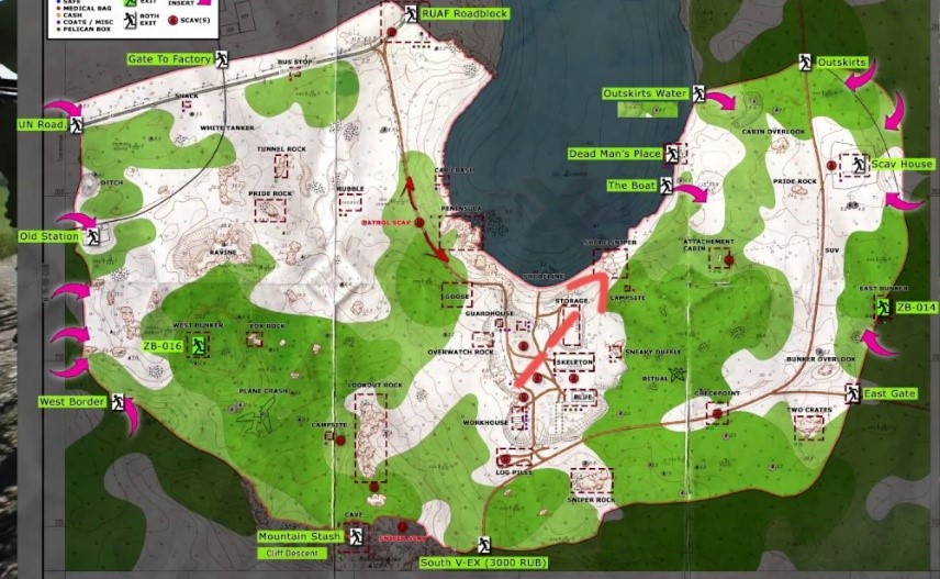 [November 2023] Escape From Tarkov Woods Map: Important Points! - Gamer ...