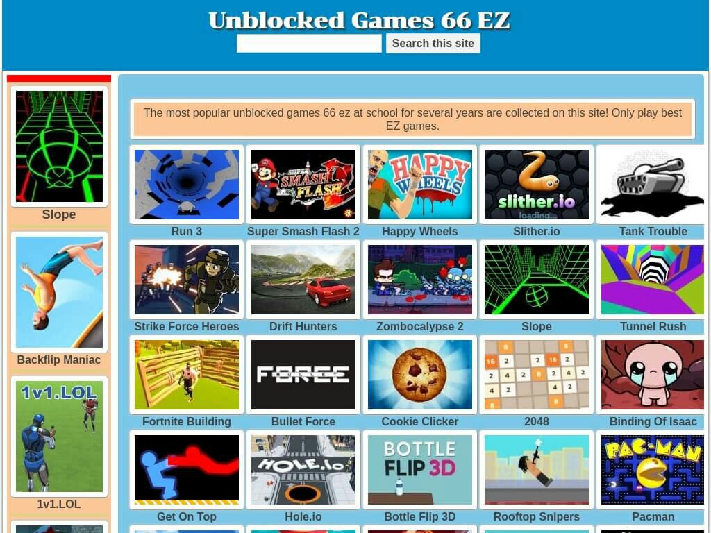 66ez Unblocked Games