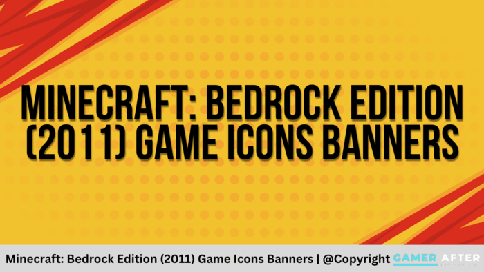 Minecraft Bedrock Edition (2011) Game Icons Banners
