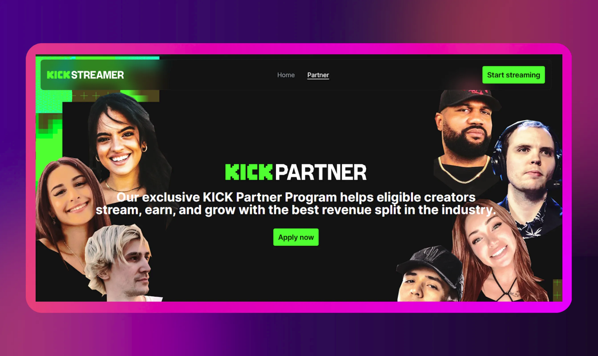 Kick Partners Requirements